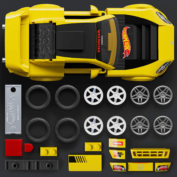 Coffret de construction Honda S2000 - Mattel Brick Shop