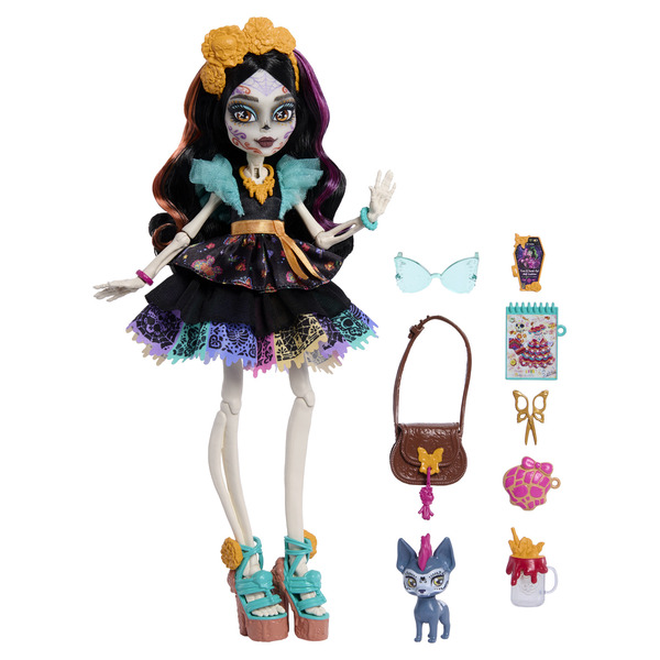 Poupée Skelita Calaveras en robe à volants Monster High
