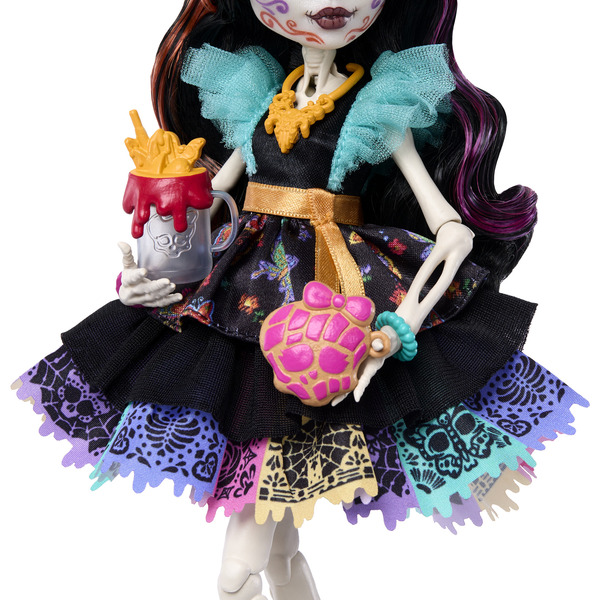 Poupée Skelita Calaveras en robe à volants Monster High