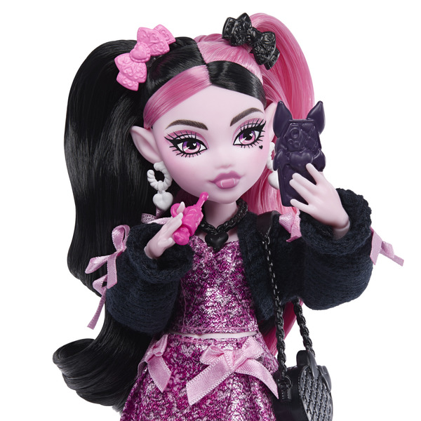 Poupée Draculaura en robe à nœuds Monster High