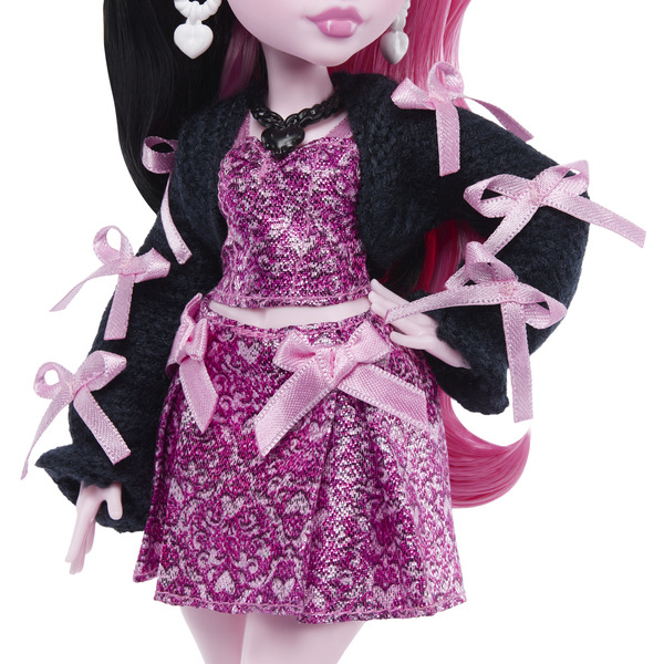 Poupée Draculaura en robe à nœuds Monster High