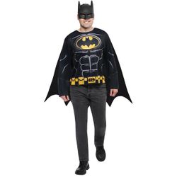 Top et masque adulte Batman – Taille unique M/L