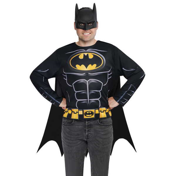 Top et masque adulte Batman – Taille unique M/L