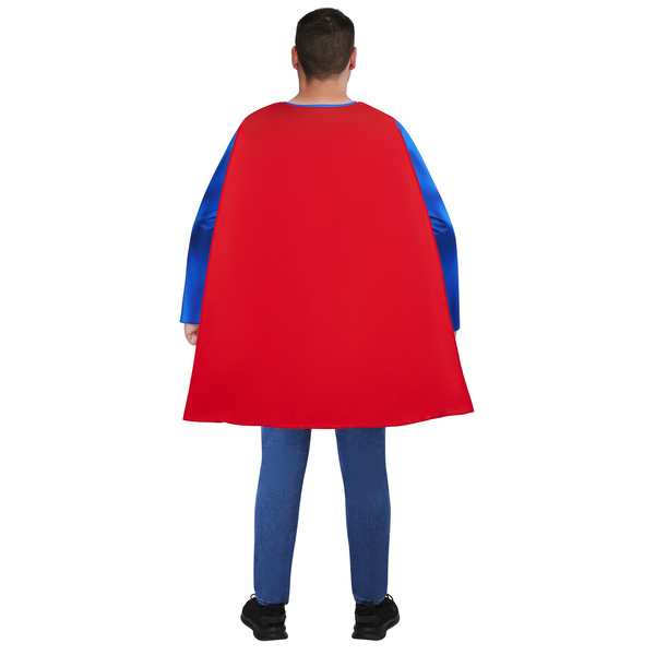 Top et cape adulte Superman – Taille unique M/L