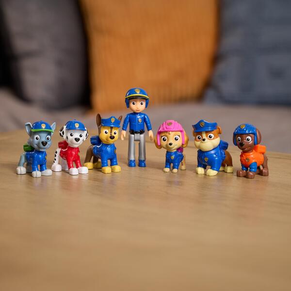 Multipack de 7 figurines search & rescue - La Pat  Patrouille