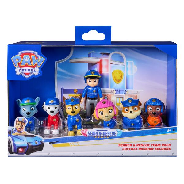 Multipack de 7 figurines search & rescue - La Pat  Patrouille