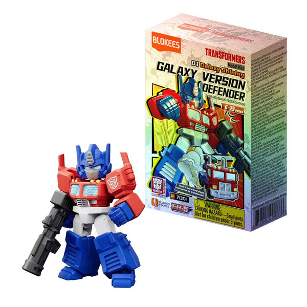Figurine Blokees à construire - Transformers Defender V1 Galaxy Shining (modèle aléatoire)
