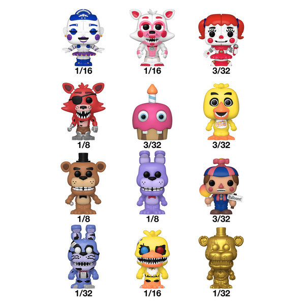 Figurine Funko Bitty Pop! Five Nights at Freddy s x1 (modèle aléatoire)