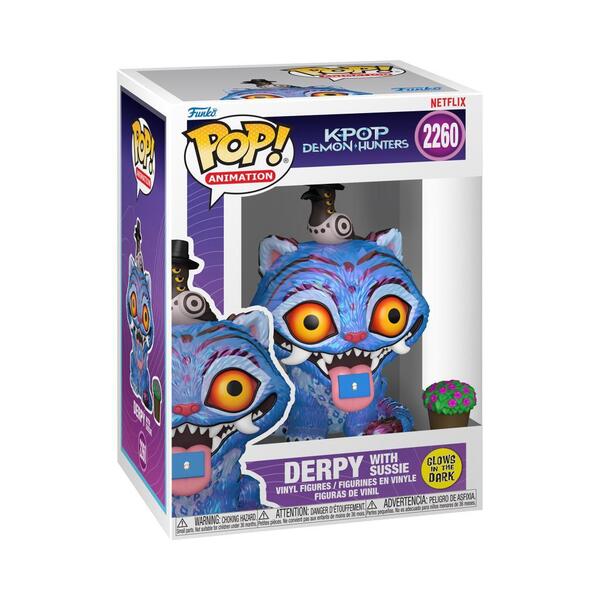 Figurine Funko Pop! K-Pop Demon Hunters - Derpy et Sussie n°2260 (brille dans le noir)