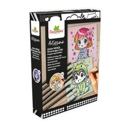 Atelier crayons aquarelles manga - Personnages Chibi