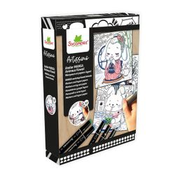 Atelier coloriage manga - Animaux kawaii