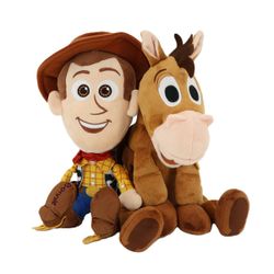 Peluches Woody et Pilepoil 25 cm