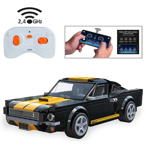 Set de construction CaDA - Voiture RC Shelby GT350H (292 pièces)