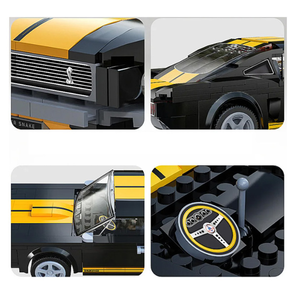 Set de construction CaDA - Voiture RC Shelby GT350H (292 pièces)