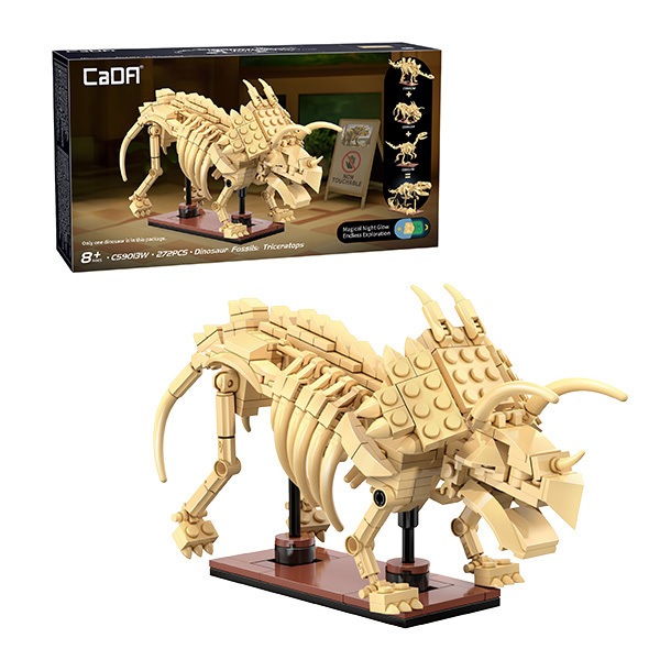 Set de construction CaDA – Tricératops (272 pièces)