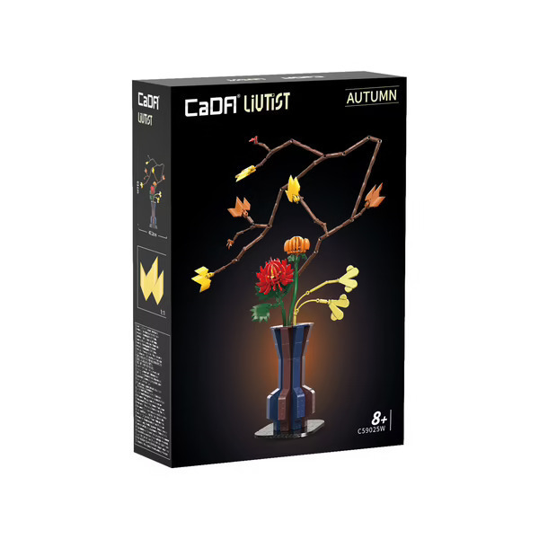 Set de construction CaDA - Art floral Automne (795 pièces)