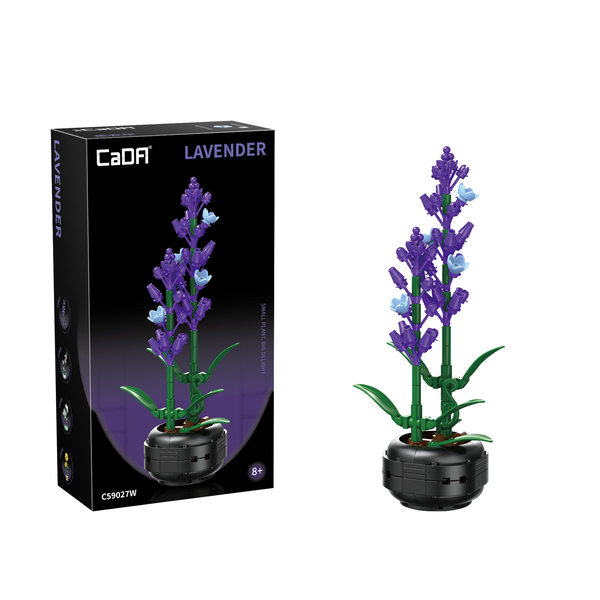 Set de construction CaDA - Pot de fleurs de lavande (205 pièces)
