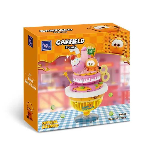Figurine Pantasy à construire - Garfield 12cm (146 pièces)
