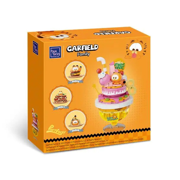 Figurine Pantasy à construire - Garfield 12cm (146 pièces)