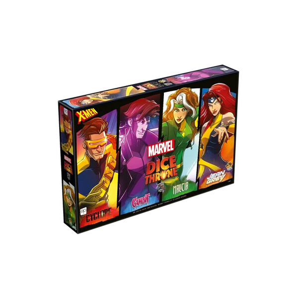 Dice Throne Marvel Cyclops, Gambit, Malicia, Jean Grey 