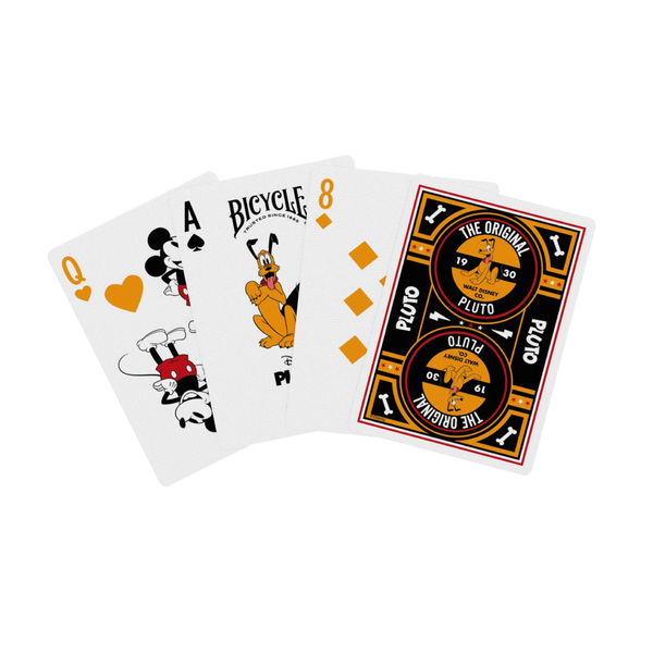 Jeu de 54 cartes Bicycle Disney Pluto