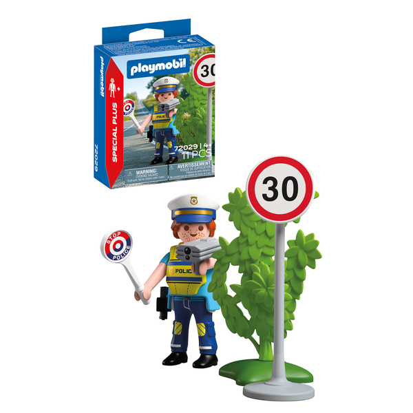 72029 - Playmobil - Policier avec radar de vitesse