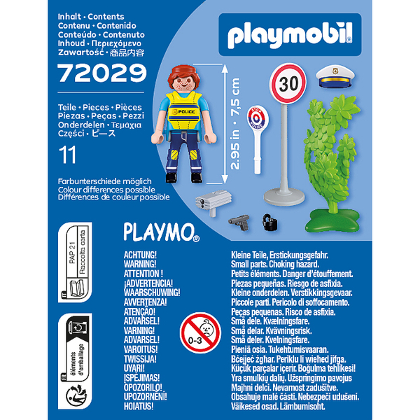 72029 - Playmobil - Policier avec radar de vitesse