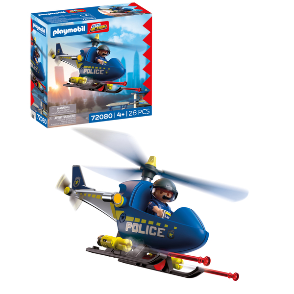 72080 - Playmobil City Action - Hélicoptère de police