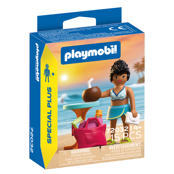 72032 – Playmobil Special Plus – Vacancière à la plage