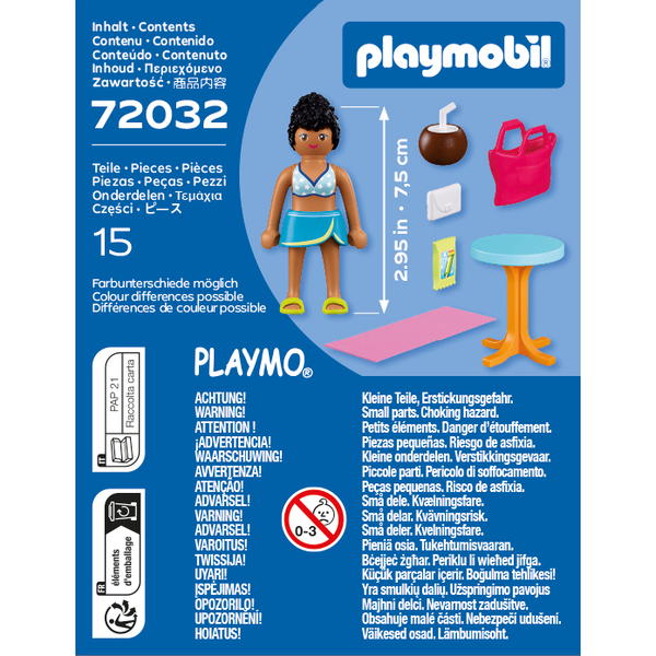 72032 – Playmobil Special Plus – Vacancière à la plage