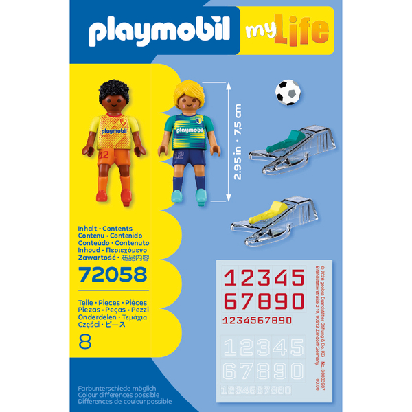 72058 - Playmobil - Joueurs de football