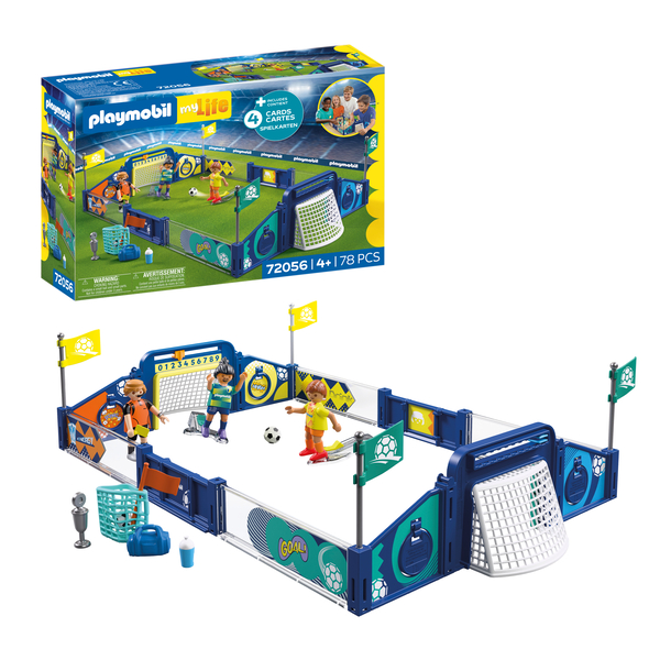 72056 - Playmobil - Stade de football et défis