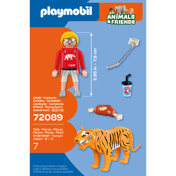 72089 - Playmobil Zoo - Tigre et visiteur
