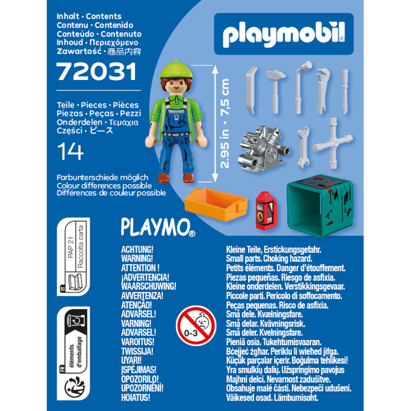 72031 – Playmobil Special Plus – Mécanicien avec outils