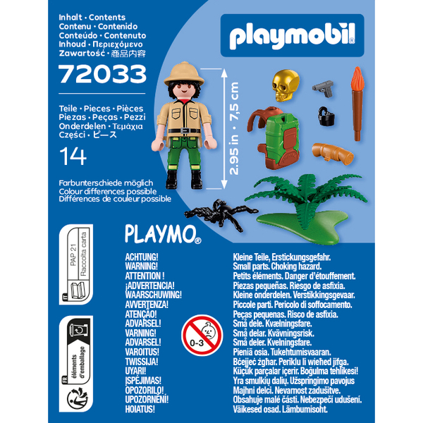72033 – Playmobil Special Plus – Aventurier avec araignée