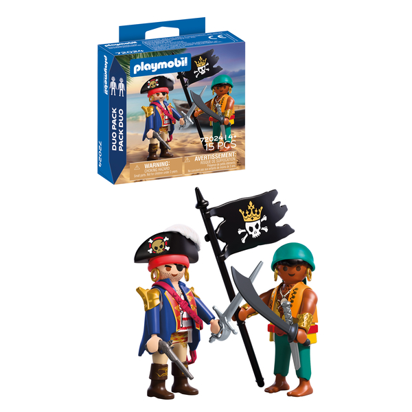72024 - Playmobil Pirates - Duo Pirates avec drapeau