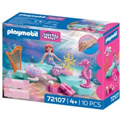 72107 - Playmobil - Sirène, cadeaux et animaux marins