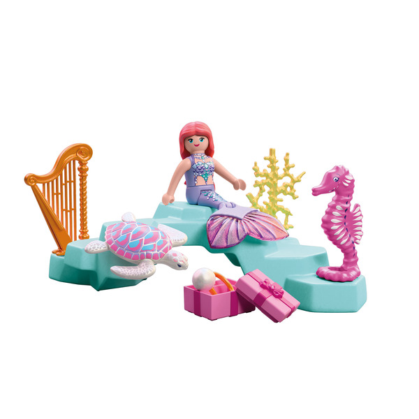 72107 - Playmobil - Sirène, cadeaux et animaux marins