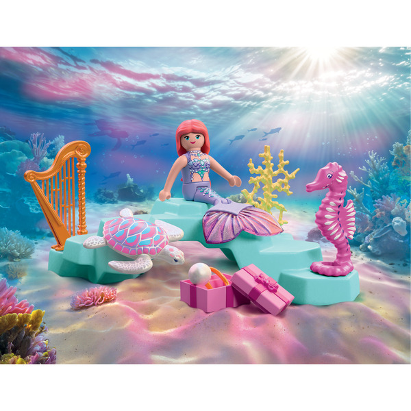 72107 - Playmobil - Sirène, cadeaux et animaux marins