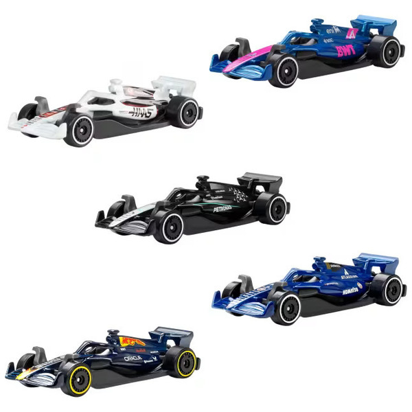 Hot Wheels - Coffret 5 véhicules Formule 1®