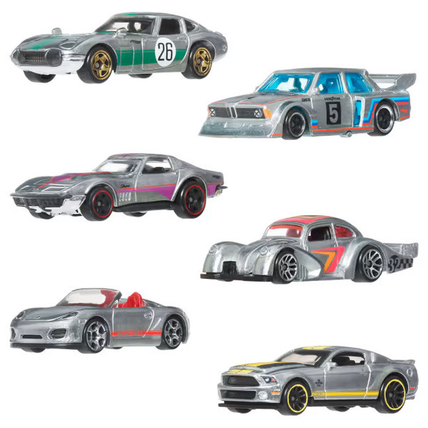 Hot Wheels Coffret Zamac de 6 Véhicules
