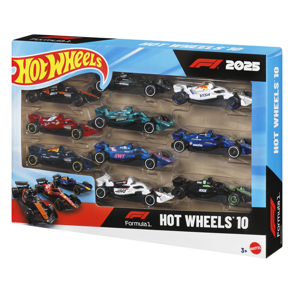 Hot Wheels - Coffret 10 véhicules Formule 1®