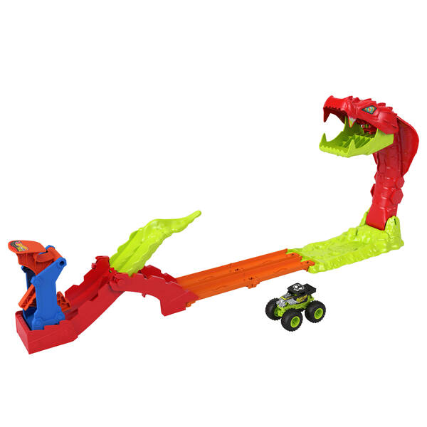 Coffret Monster Trucks Attaque du Serpent Hot Wheels