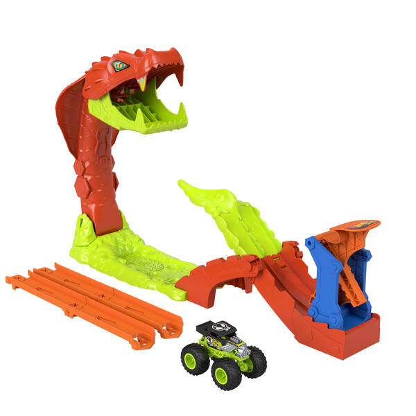 Coffret Monster Trucks Attaque du Serpent Hot Wheels