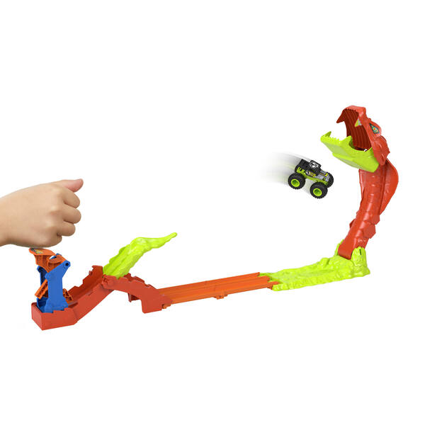 Coffret Monster Trucks Attaque du Serpent Hot Wheels
