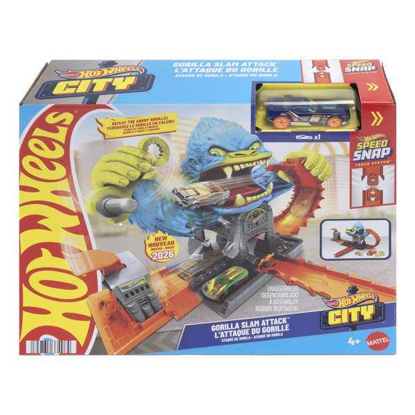 Hot Wheels - Coffret attaque du gorille