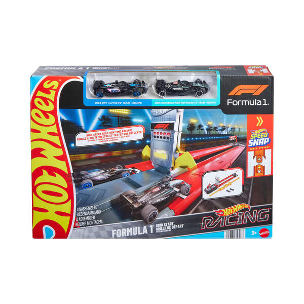 Hot Wheels – Coffret Piste Grille de Départ Formule 1