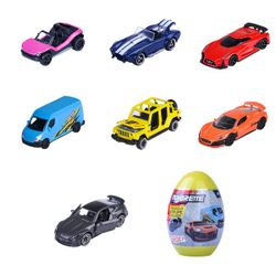 Œuf surprise avec voiture miniature 1/64 - Majorette (modèle aléatoire)