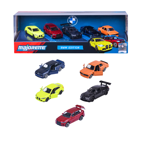 Coffret BMW 5 véhicules 1/64 - Majorette