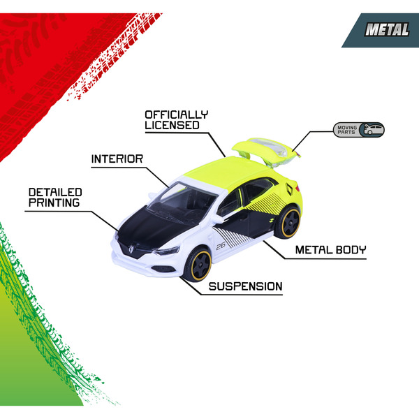 Coffret edition limitée #12 “Neon Racer” 5 véhicules 1/64 - Majorette